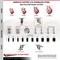 Service Caster 5 Inch 316SS Red Polyurethane Swivel 1-3/4 Inch Expanding Stem Caster Set SCC SCC-SS316EX20S514-PPUB-RED-134-4 - alternate 4